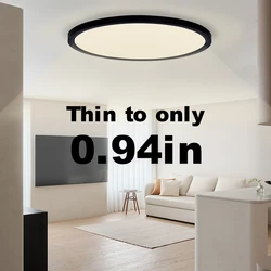 Luz de teto conduzida Ultrathin para a sala de visitas, iluminação interna, lâmpada esperta com app de controlo a distância, dimmable, 0.9 polegadas