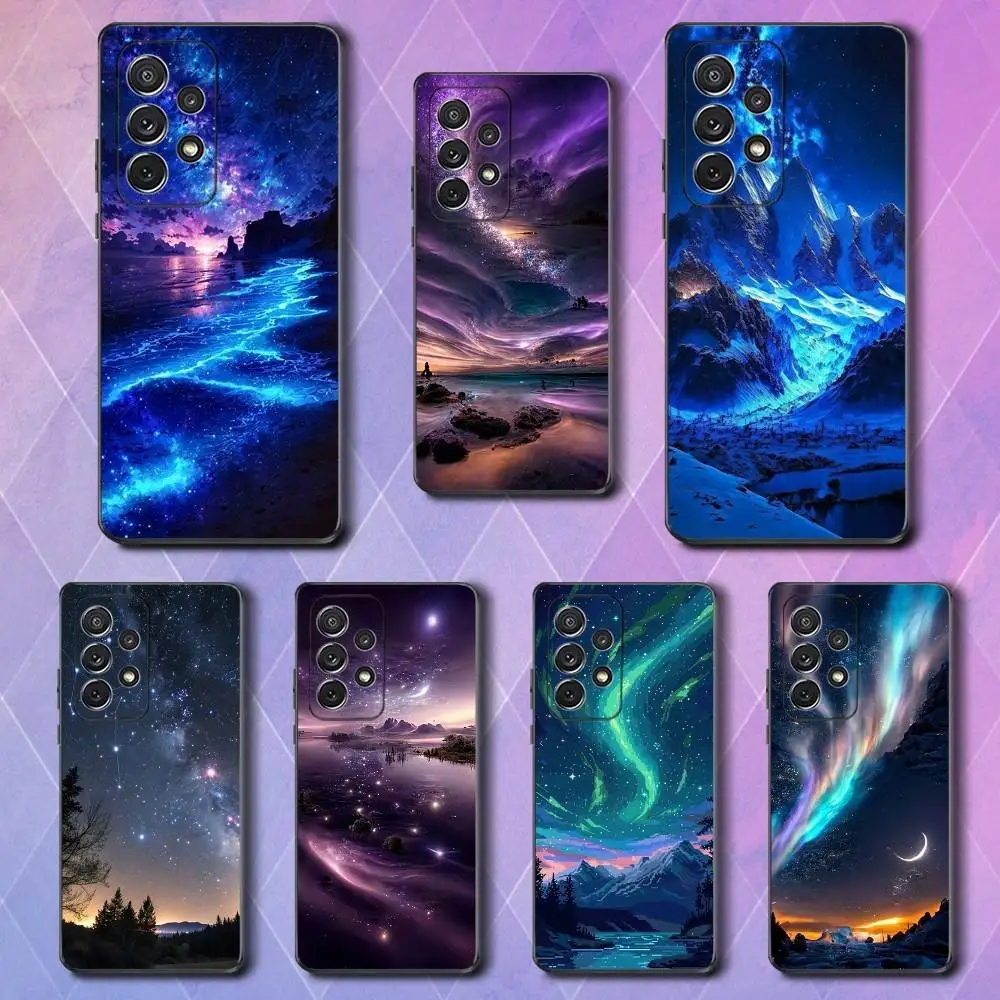 

Dream Art Night Sky Phone Case For Samsung S25,S24,S23,S22,S21,S20,S10,Ultra,Plus,Lite,FE,Soft Silicone Black Cover