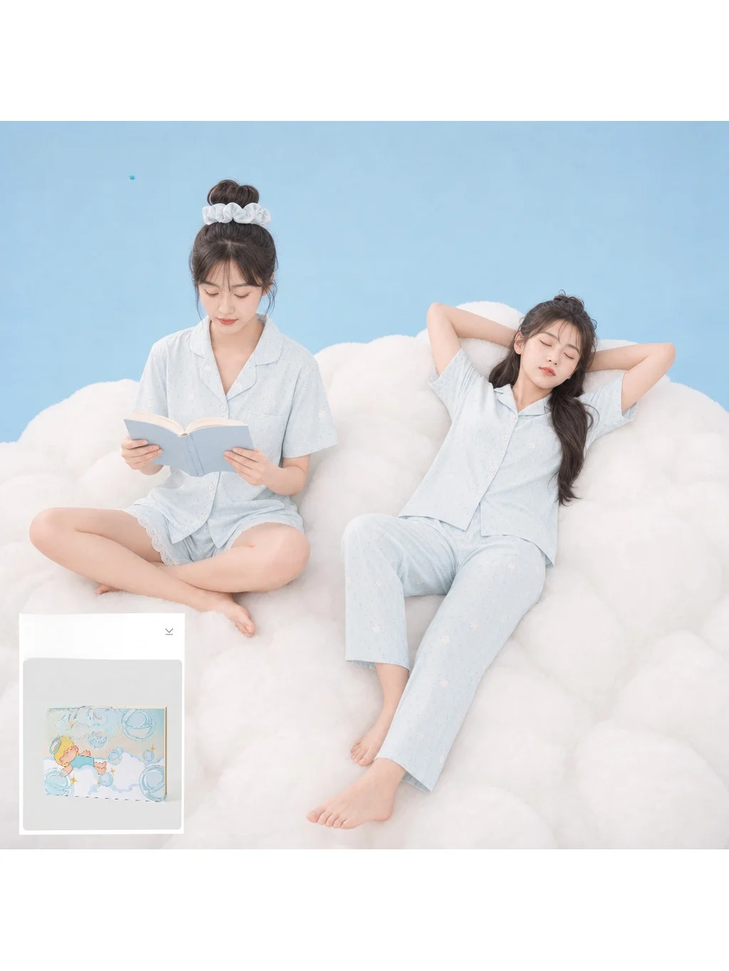 caja-de-regalo-de-ropa-de-dormir-sweet-dream-conjunto-corto-de-verano-pijama-de-seda-suave-con-diseno-de-conejo-de-caramelo-atuendo-de-verano-lindo-y-esponjoso-para-amigas