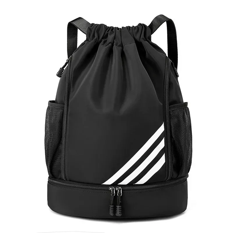 Mochila de gran capacidad para exteriores para mujeres y hombres, bolsa de almacenamiento de entrenamiento de baloncesto y natación, bolsa de playa seca y húmeda multifuncional