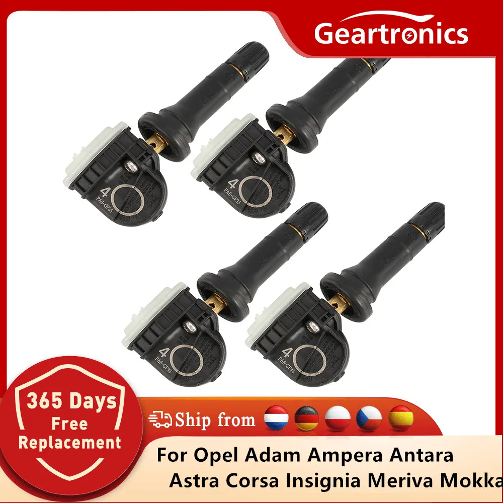 Sensor TPMS para coche, sistema de supervisión de presión de neumáticos de seguridad, para Opel Astra Insignia Cors 13506028