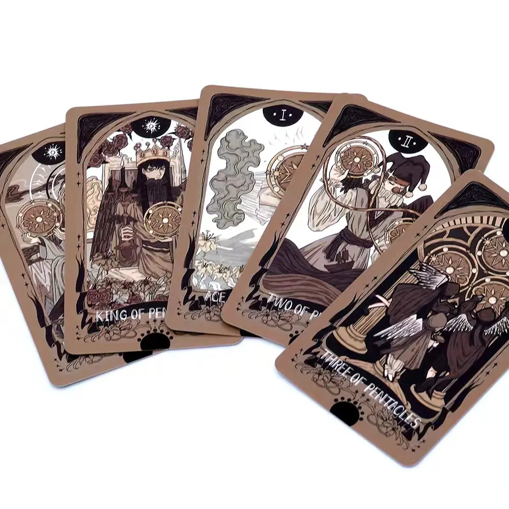 رسول القدر التارو سطح السفينة 78 قطعة بطاقات التارو الكرتون بناء على الأصلي رايدر وايت نظام مجلس لعبة أوراكل بطاقات لعبة الحفلات