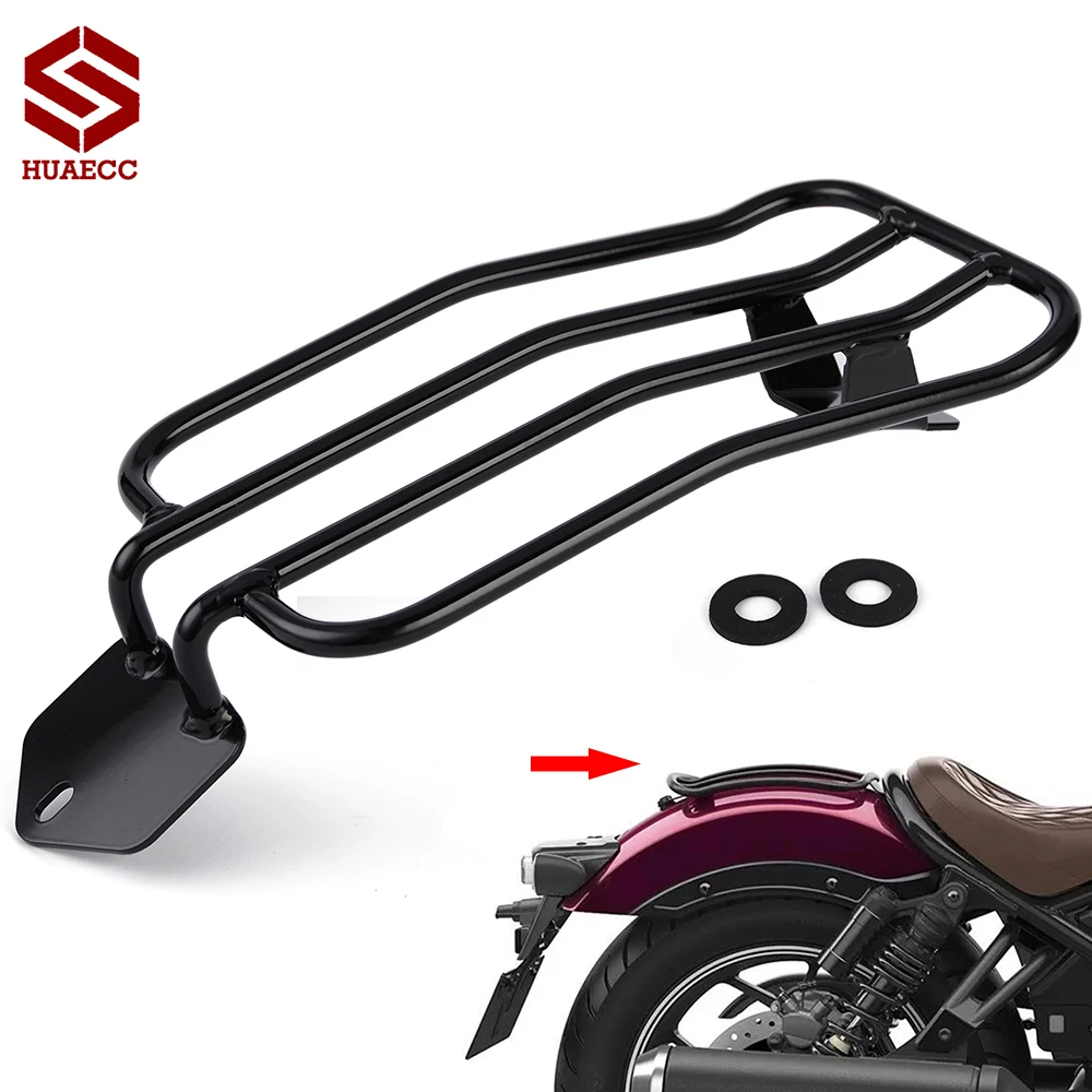 

Steel Rear Luggage Rack Carrier Case Support Holder Bracket for Honda Rebel CM 1000 2021-2022 CMX 1000 2021-2022