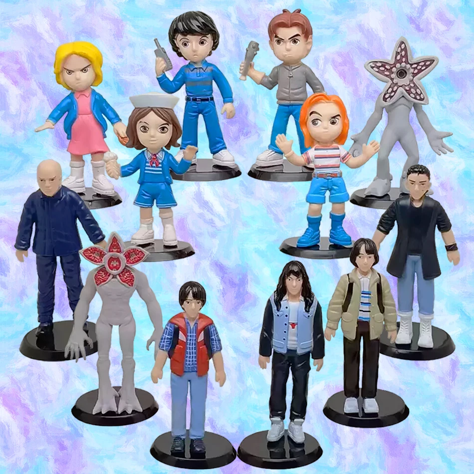 

2026 Horror TV Figure Style Dolls Eleven Monster Carnivorous Plant New 12Pcs/Set Figurine PVC Anime Figures Collection Cute Toys