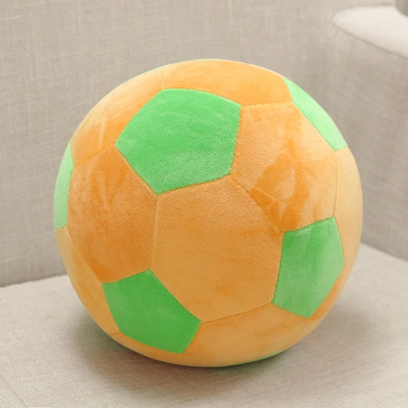 20-50cm simulação de brinquedo de pelúcia de futebol recheado venda quente do brinquedo de pelúcia de futebol simulado bola de boneca para crianças