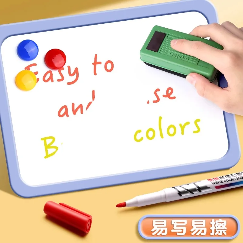 علامات السبورة البيضاء الملونة M&G، علامات السبورة البيضاء القابلة للمسح، 8 ألوان/12 لونًا للاستخدام الطلابي والمكتبي