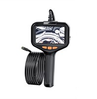 P200 Handheld Endoscope Camera 2M to 100M Cable 8mm Dual Lens 1080P Industrial Borescope 4.3inch Screen Pipe Inspection Camera