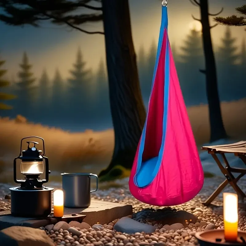 

1 Set of Outdoor Patio Hanging Hammock, Lightweight and Portable, Hand Washable, with Pump, Perfect for Indoor/Outdoor Use, Garden, Relaxation and Play, Thanksgiving, Christmas, New Year Holiday Gifts