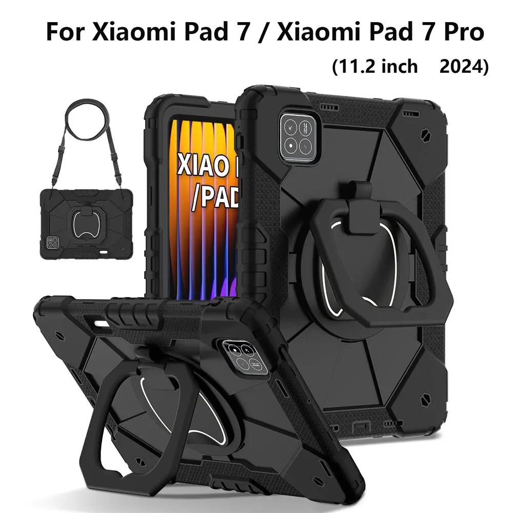Etui na tablet Xiaomi Pad 7 11.2 cala 2024 dla dzieci, silikonowo-PC, Redmi Pad 2 SE 9.7 2026 Pro POCO 12.1 — zdjęcie produktu 2