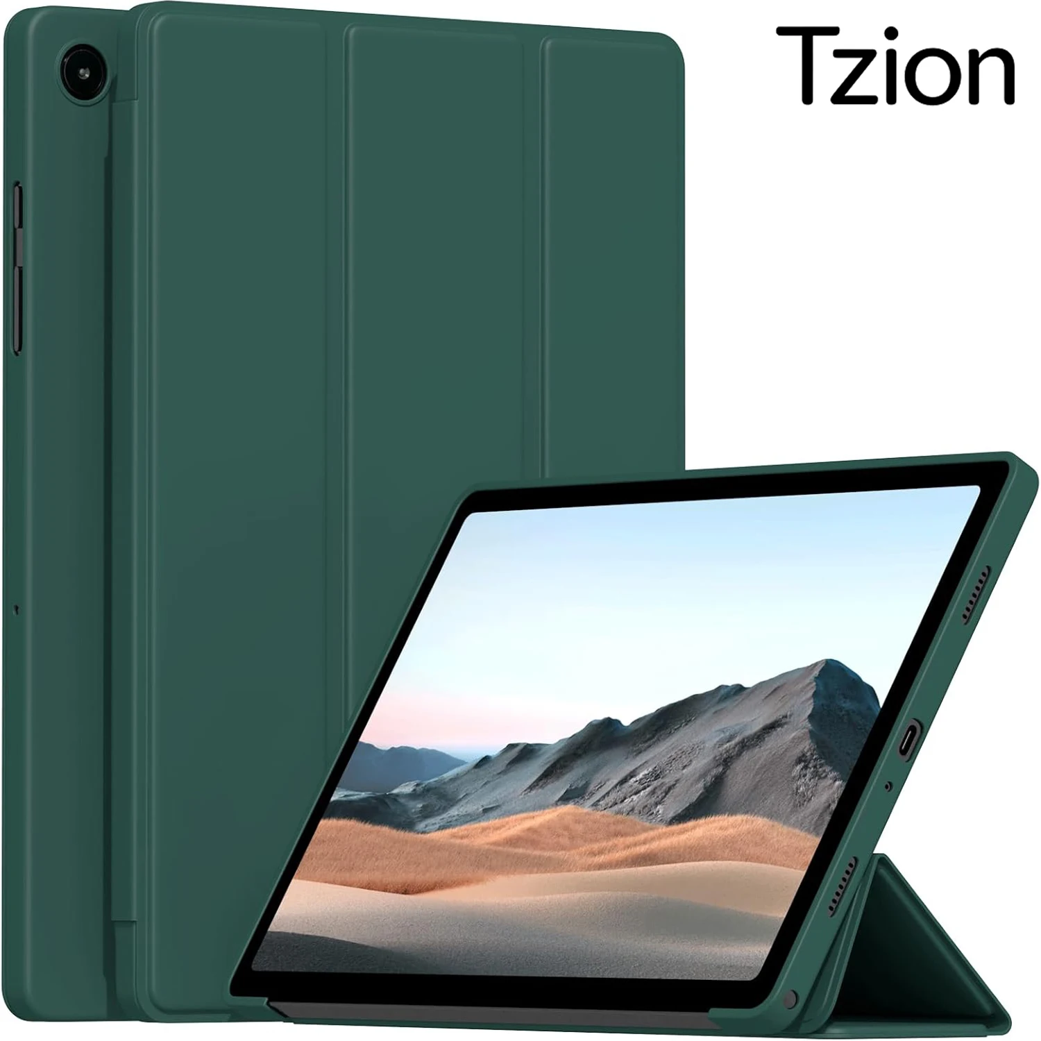 

Для Samsung Galaxy Tab A11+ 11 2025 SM-X230 SM-X236 / A9+ 11 SM-X210 SM-X216: Кожаный флип-чехол-книжка с магнитной подставкой для планшета