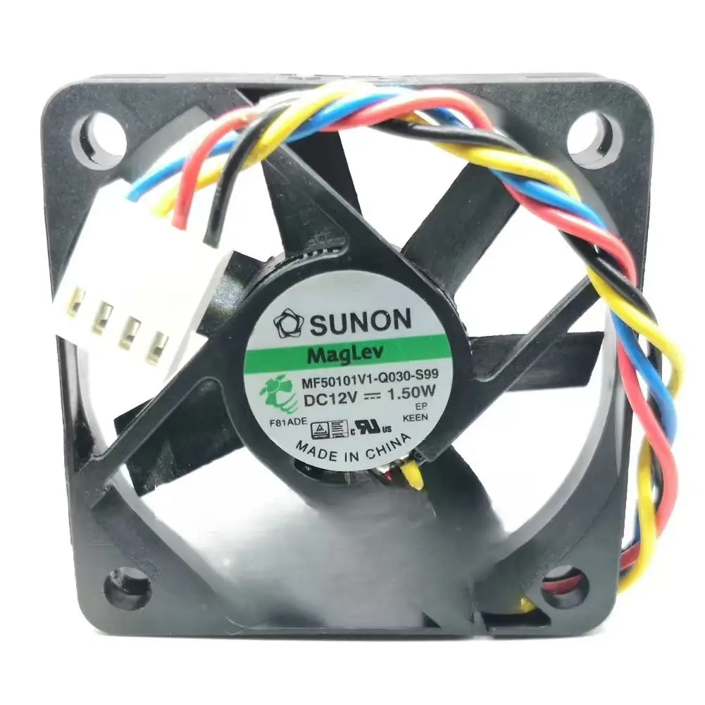 Brandneuer Sunon MF50101V1-Q030-S99 5010 50mm 5cm DC 12V 1,50W 4-Draht PWM Server CPU-Kühler Kühlkörper Lüfter