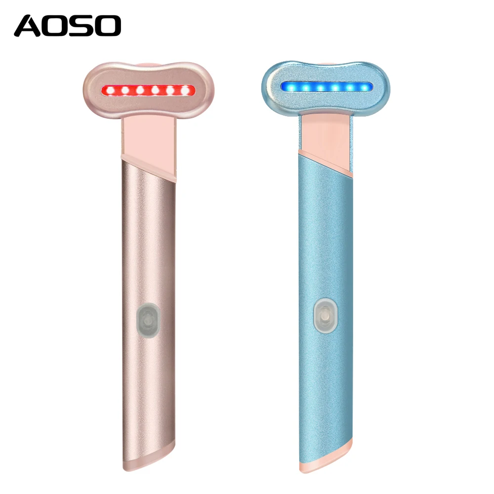 Dispositif de rajeunissement des yeux, stylo de Massage électrique chauffé, dispositif d'infusion à microcourant EMS, réduit les poches oculaires, les ridules et les circuits foncés