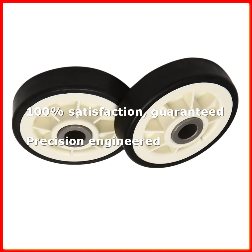 

2PCS Dryer Drum Support Roller and Shaft for 303373, 12051541, ER303373K, 303373K-ROWI