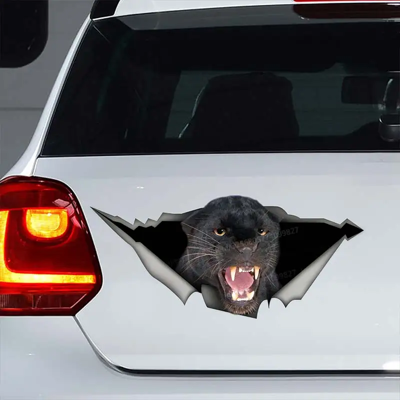 

Ferocious Panther Car Sticker Waterproof Vinyl Decal on Bumper Rear Window Laptop Self-adhesive Decal For Car Accessories SH279