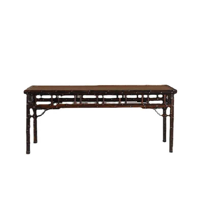 Zizhu  table, picture  table dining table, rectangular dining table, tea room club space, tea table set
