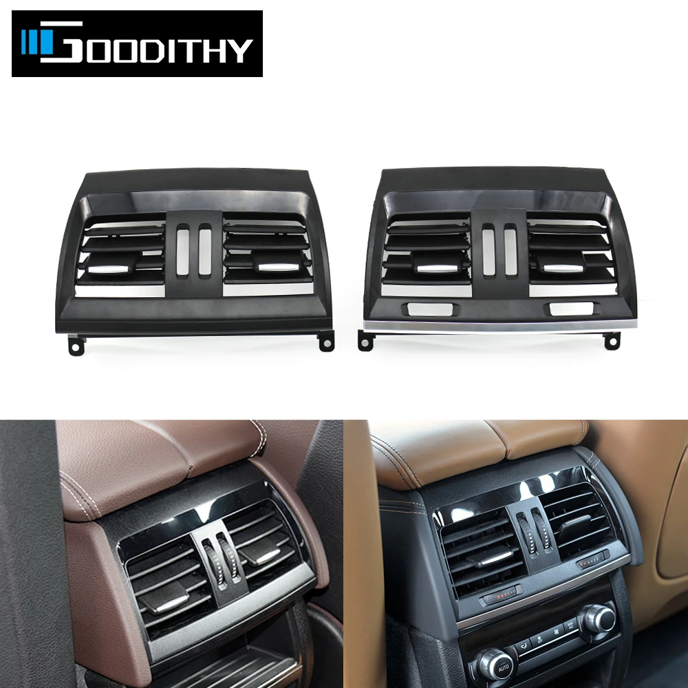 

Car Rear Air Conditioning AC Vent Grille Outlet Panel Cover Replacement For BMW X5 X6 F15 F16 F85 F86 64229252012 64229252013