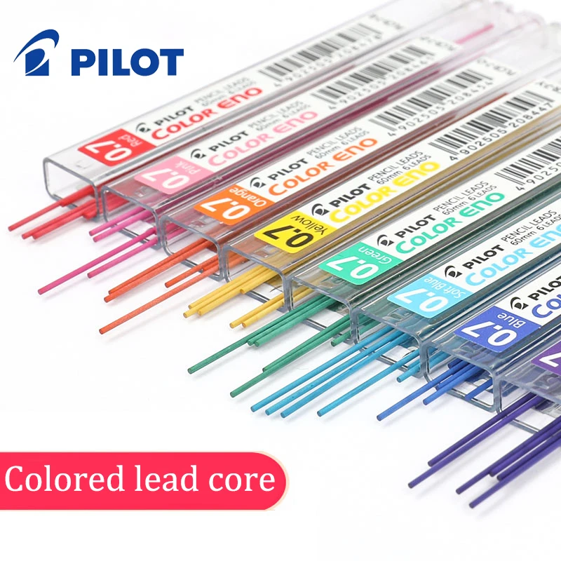 

Pilot Lead Core PLCR-7-SL Mechanical Pencil Core 0.7mm Painting Students with Multi-color Not Easy To Break Hard Color Lead