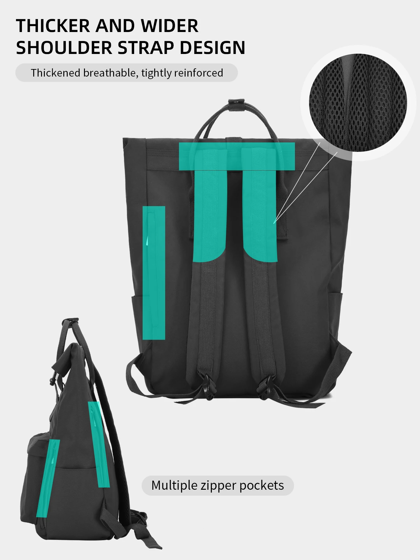 حقيبة رائعة عصرية على الطراز الجديد للغابات للأولاد والبنات، حقيبة ظهر ذات سعة كبيرة للسفر للطلاب، حقيبة مدرسية للرجال