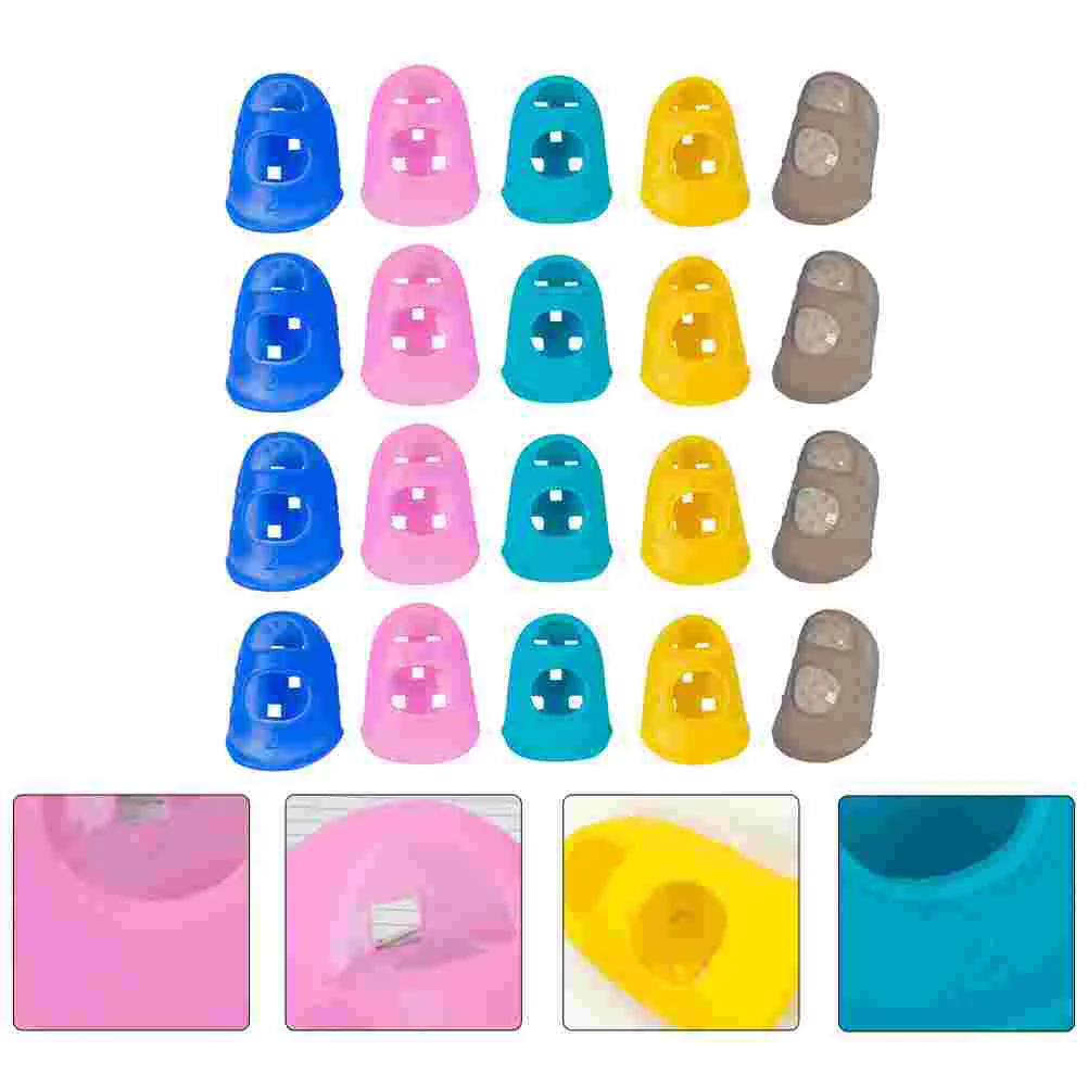 

50 Pcs Guitar Finger Cots Support Fingertip Protector Thumb Aid Guard Covers Silica Gel Practice Caps Gloves