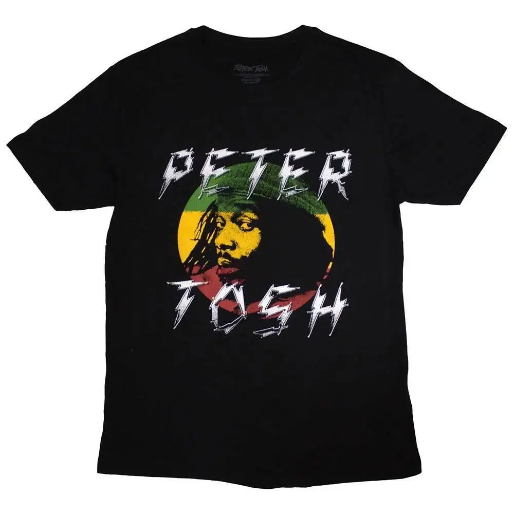 Peter Tosh T Shirt Lightning Logo