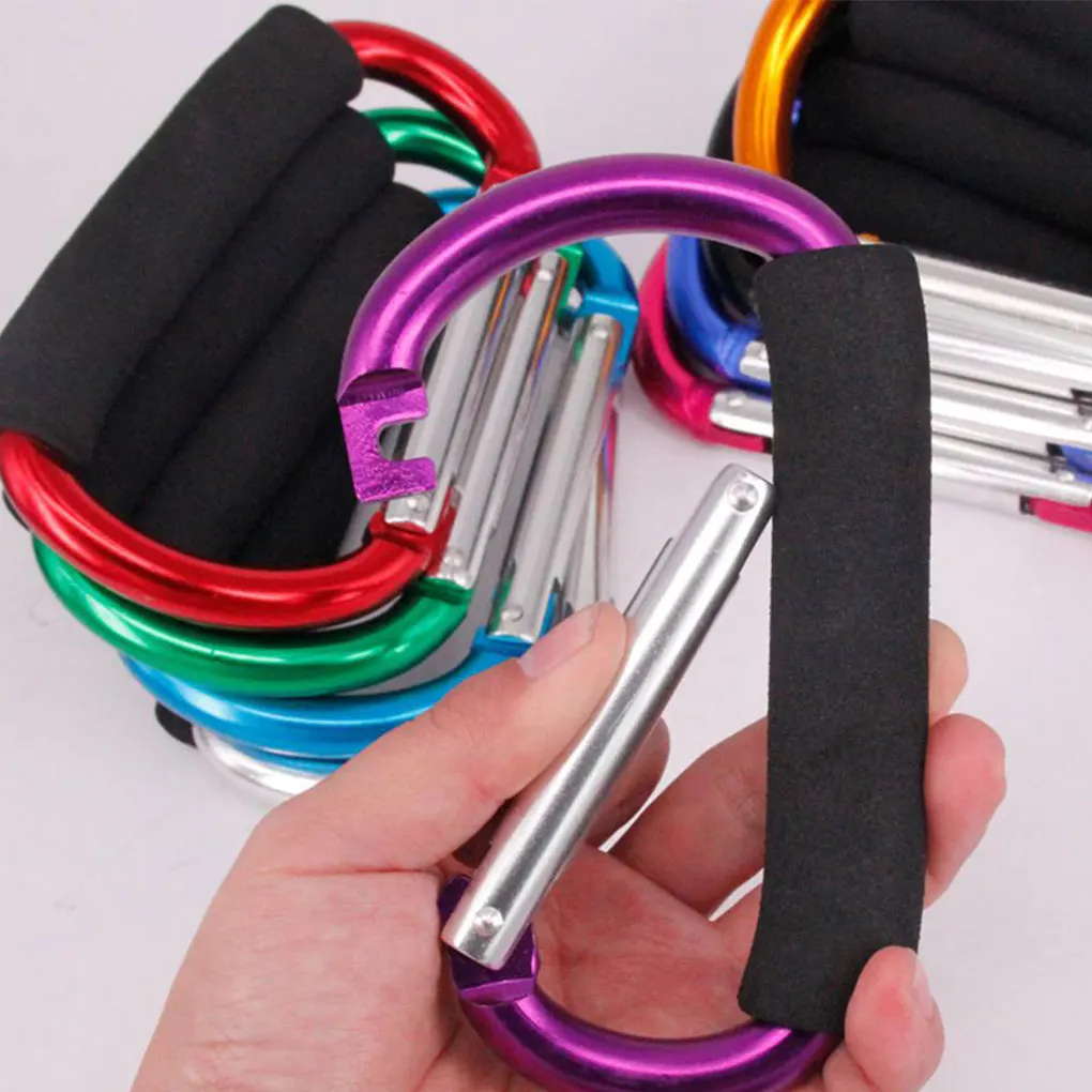 

14x1.2cm Large Carabiner Ultralight Aluminum Alloy Mountaineering Buckle For Outdoor Camping Hiking Climbing Cycling Fishing 1pc