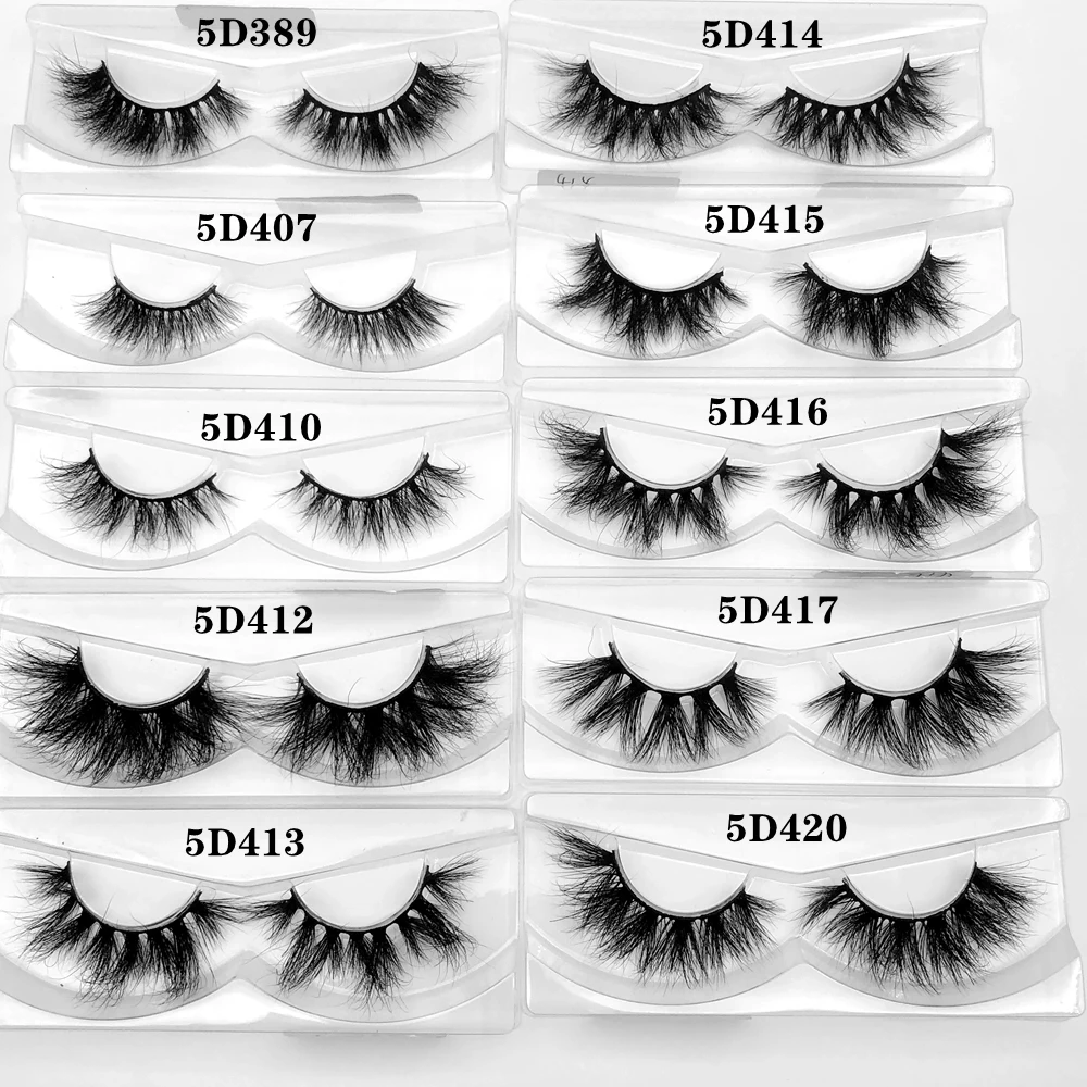 Mikiwi wholesale 100 pairs/pack 3D Mink Lashes For Makeup No Box Full Strip Lashes Mink False Eyelashes custom box