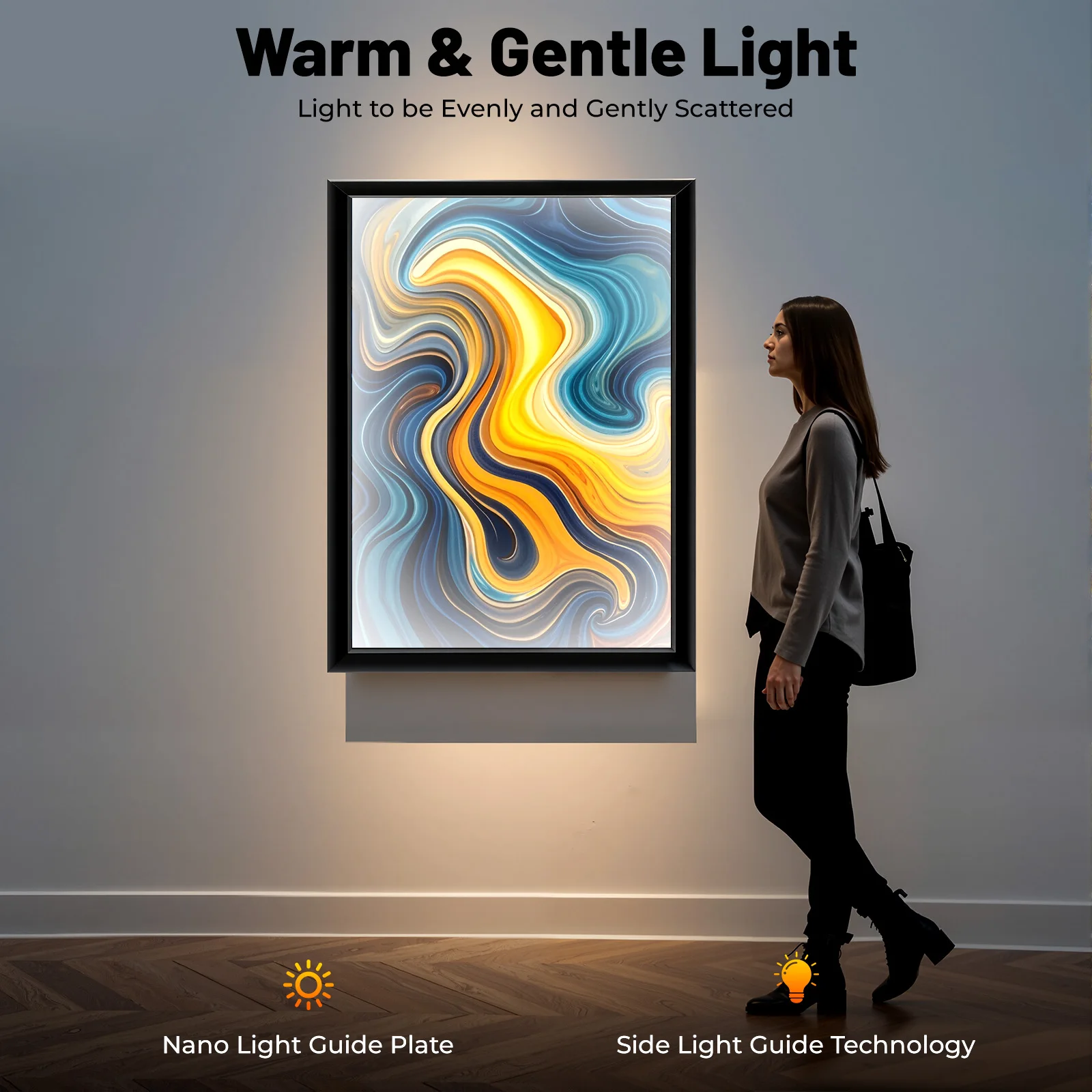 

Светодиодная рамка для плакатов, дисплей из акрилового и алюминиевого сплава, рекламный знак с теплой подсветкой, светодиодное освещение высокой яркости