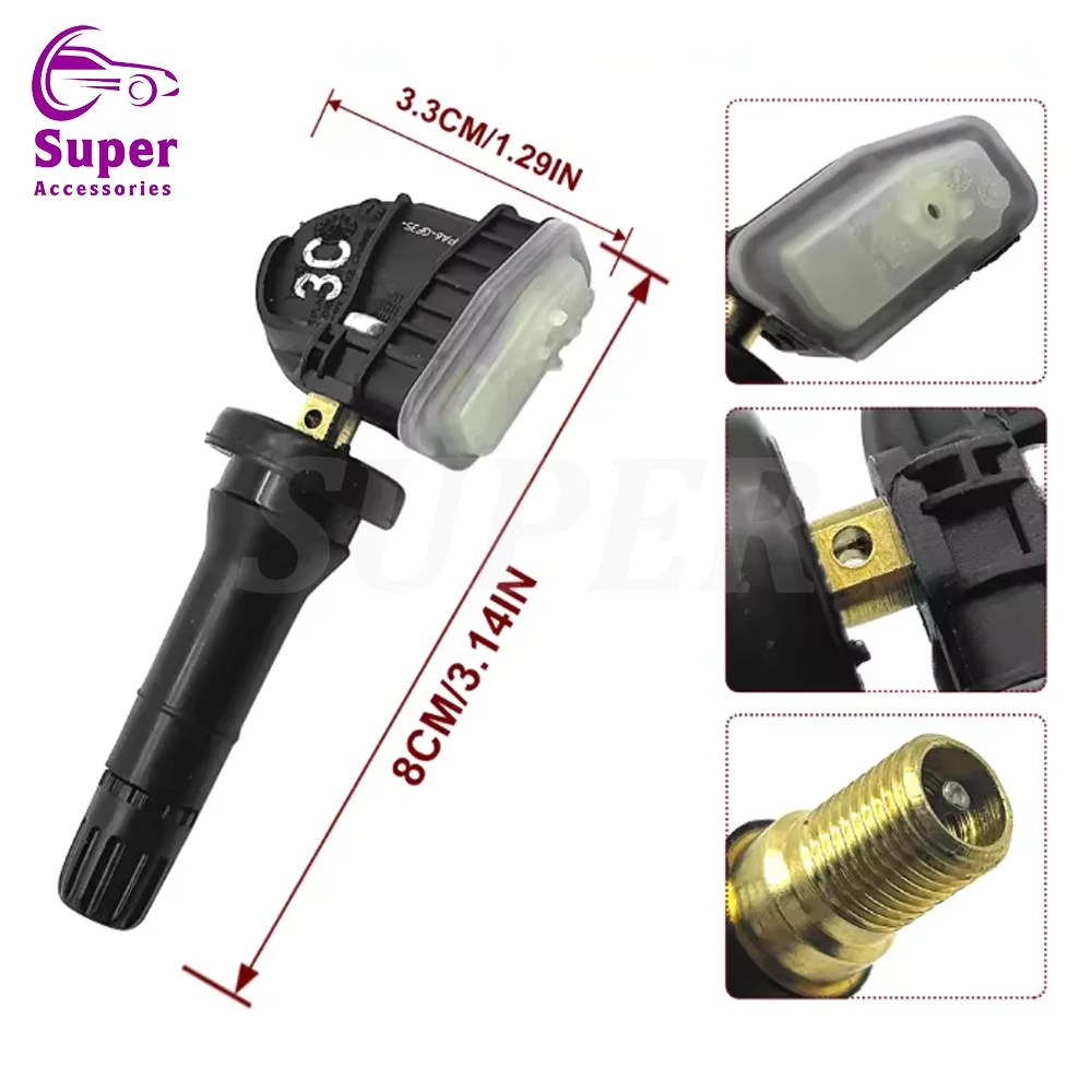 4Pcs 13540604 315MHz Tire Pressure Sensor For Chevrolet Blazer Bolt Camaro Caprice Cruze Equinox Car TPMS 13598771 13516164