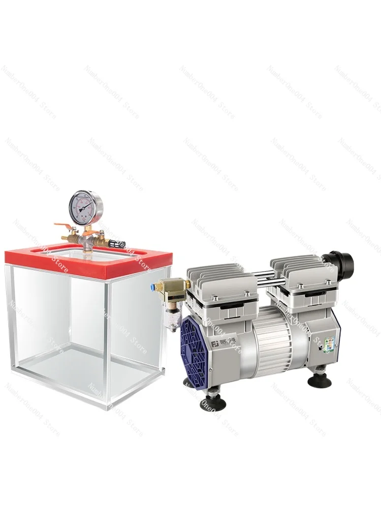 Fully Transparent Acrylic Organic Glass Vacuum Sealed Drying Box Vacuum Kettle Glue Resin Suction Defoaming Barrel