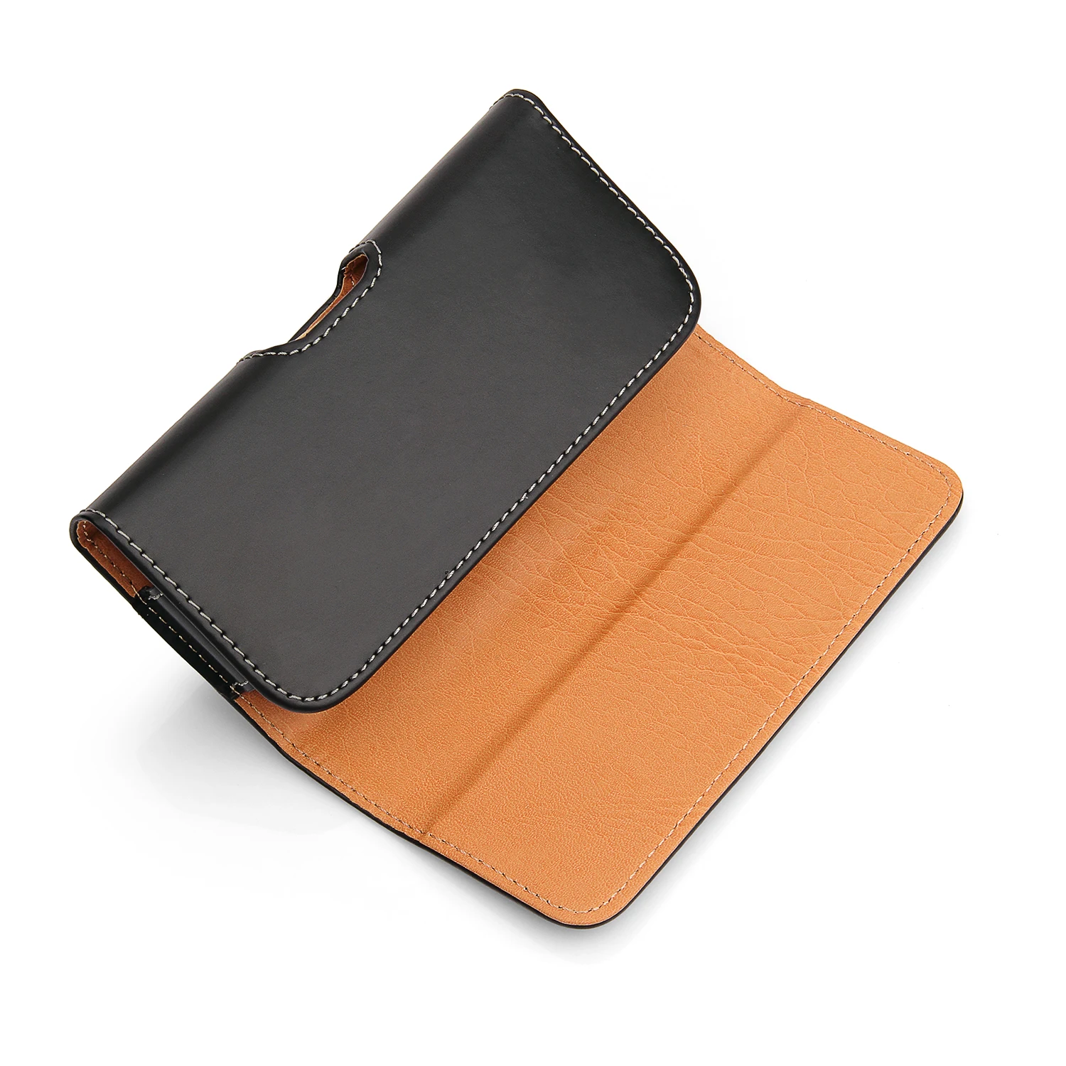 4.2-7.6 inch multi-function universal belt clip phone bag leather phone case suitable for iPhone Samsung motor Google