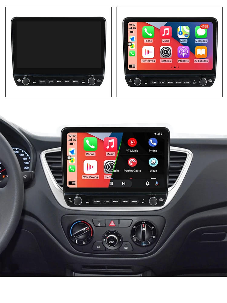 Mekede Car Stereo Car multimedia player Android 11 8+128GB For universal 9/10'' screen IPS DSP RDS 4G WIFI Radio GPS navigation