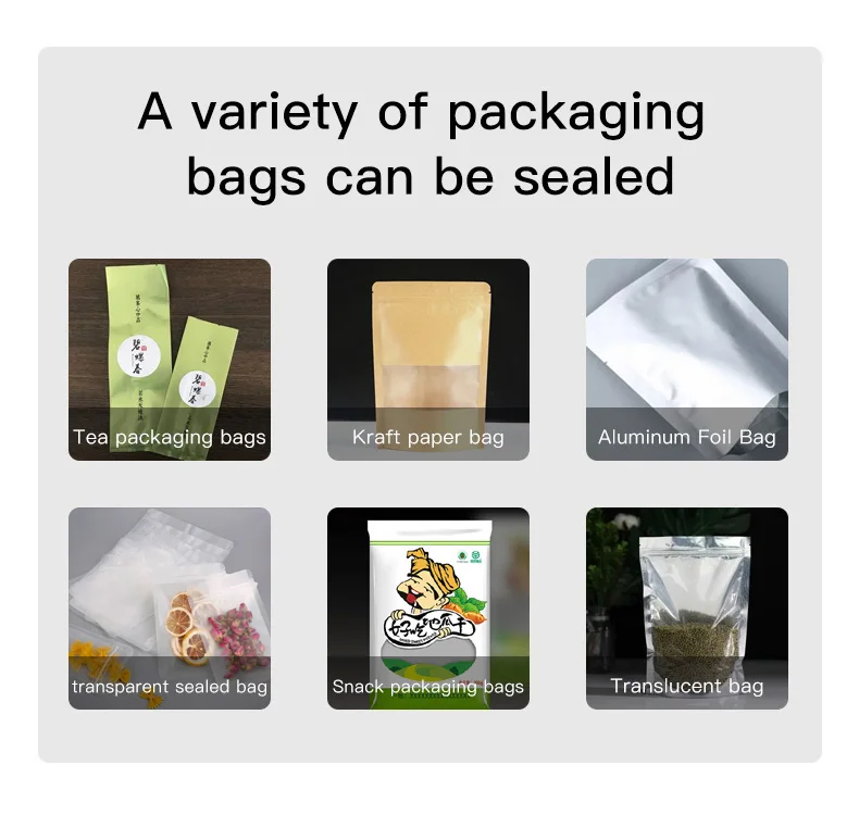 Machine de thermoscellage en papier continu à petite échelle, chaleur continue automatique pour thé, aliments, feuille d'aluminium, sac en plastique, nouveau