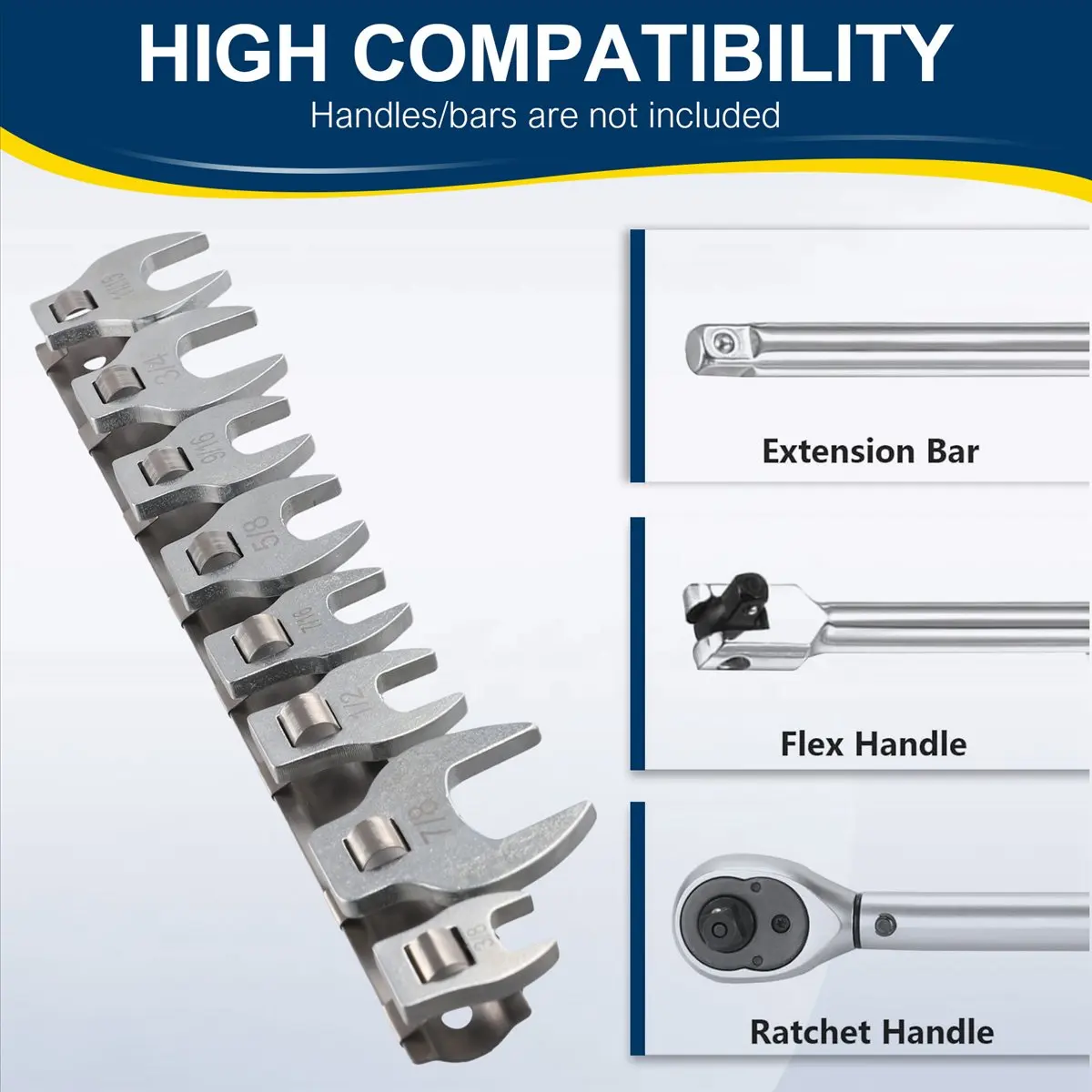 

Набор гаечных ключей AT16 3/8 дюйма: ключи-гвоздики, ключи-рога, ключи с квадратными головками, инструмент для имперских гаечных ключей типа «рога быка»