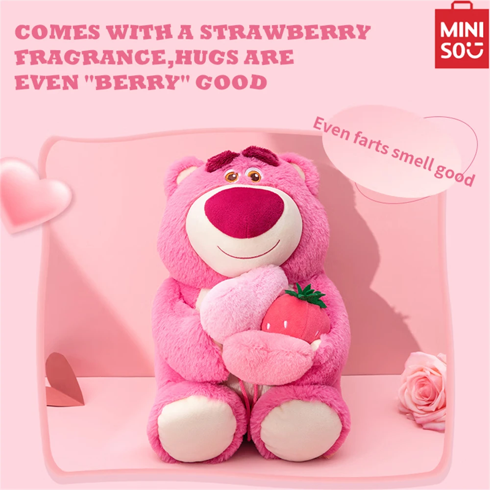 Miniso Disney Love Doll Winnie The Pooh&Eeyore Doll Plush Doll Pillow Children's Birthday Gift Sofa Bedroom Decoration Ornament