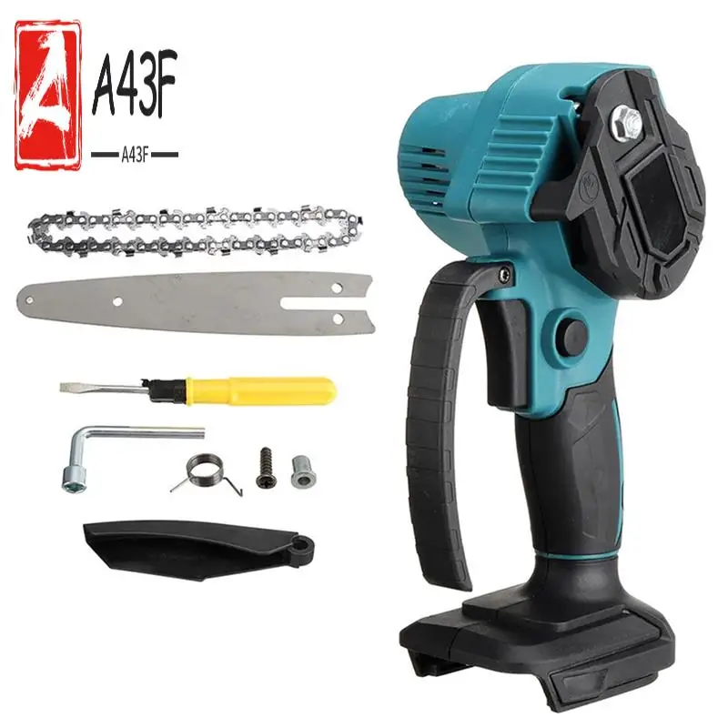 

A43F-4-дюймовая бесщеточная бензопила, аккумуляторная электрическая цепная пила, ручные секаторы, садовые режущие инструменты для батареи 18 В