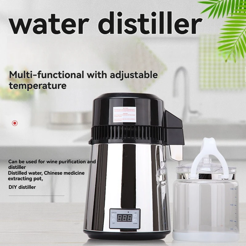 Stainless Steel Distilled Water Machine, Household & Dental Clinic Use, for Dental Equipment & Hydrosol Making