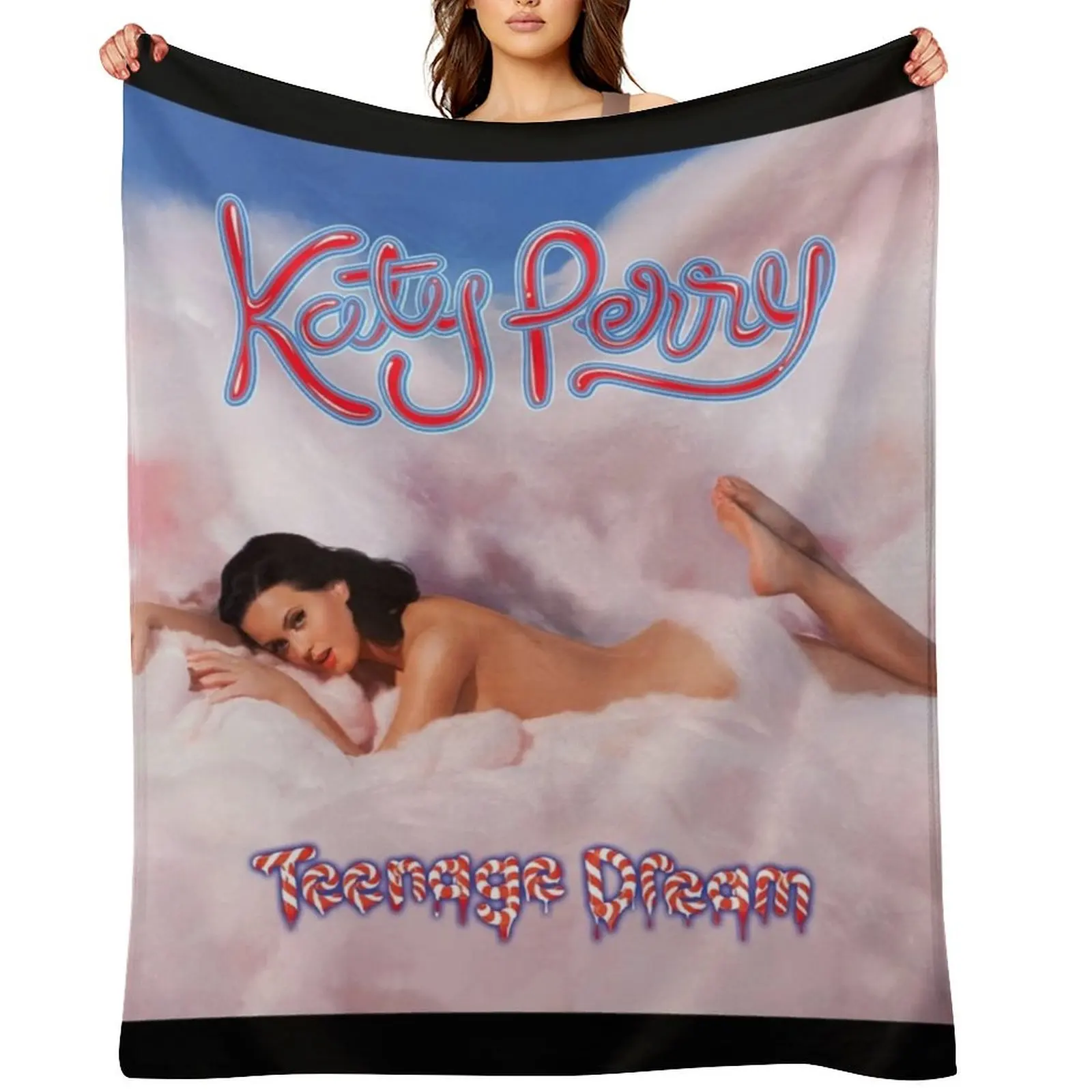 

Katy Perry teenage dream Throw Blanket Luxury Designer Sofa Quilt Luxury warm for winter Blankets