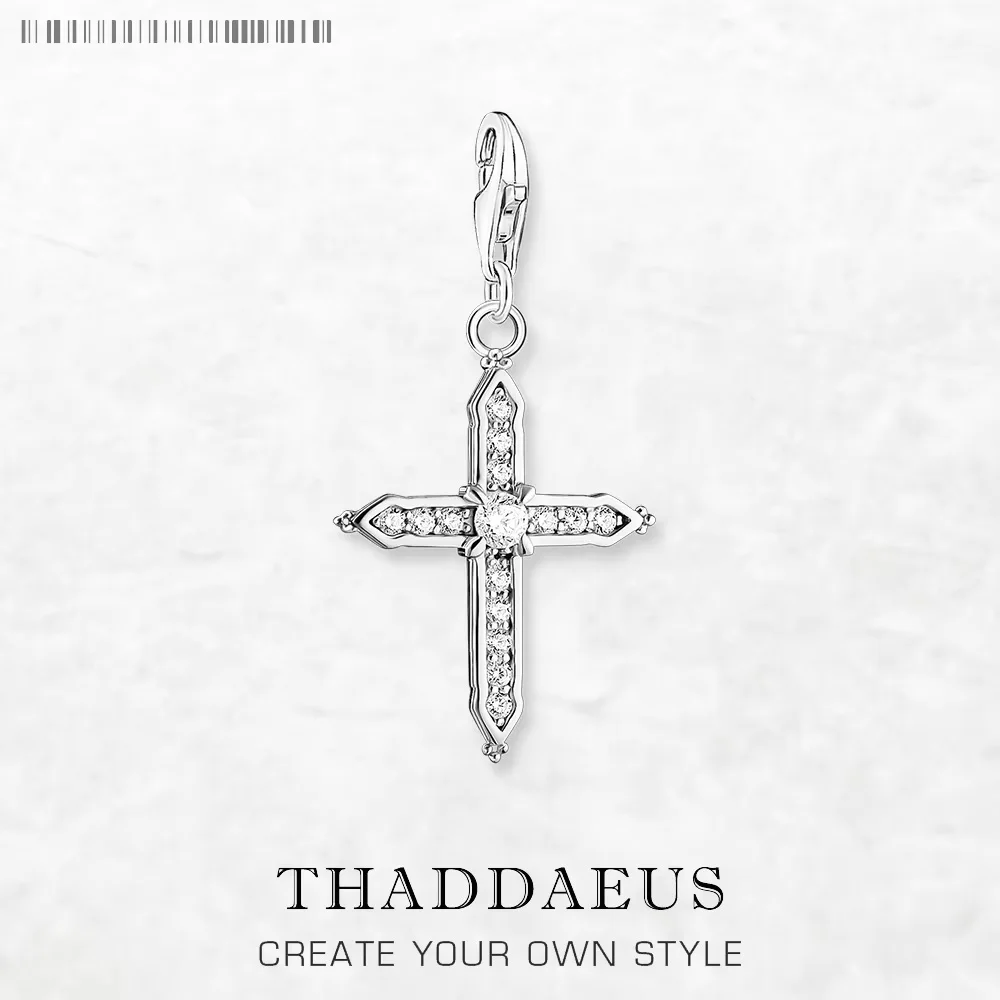 

Стерлингового Серебра 925, белый циркон, кулон в форме креста, подвеска для женщин, новые ювелирные изделия, классический подарок веры
