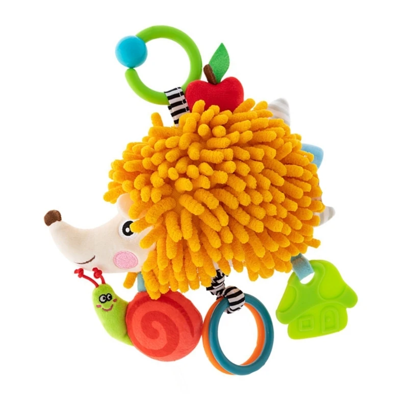 Musical Baby Crib แขวนของเล่นสัตว์ Rattles สำหรับ Visual Auditory Development 15UB