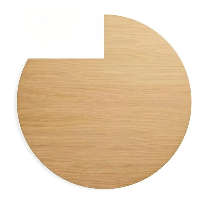 طاولة طعام خشبية مستديرة معاصرة من خشب الجوز أثاث فاخر مطعم الشمال المطبخ طاولة طعام من الرخام الطبيعي و