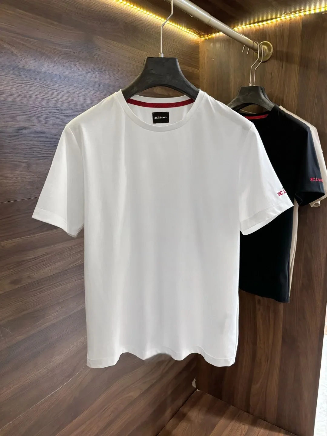 

KITON 25ss Crew Neck Half Sleeve Cotton Casual Short Sleeve T-Shirt