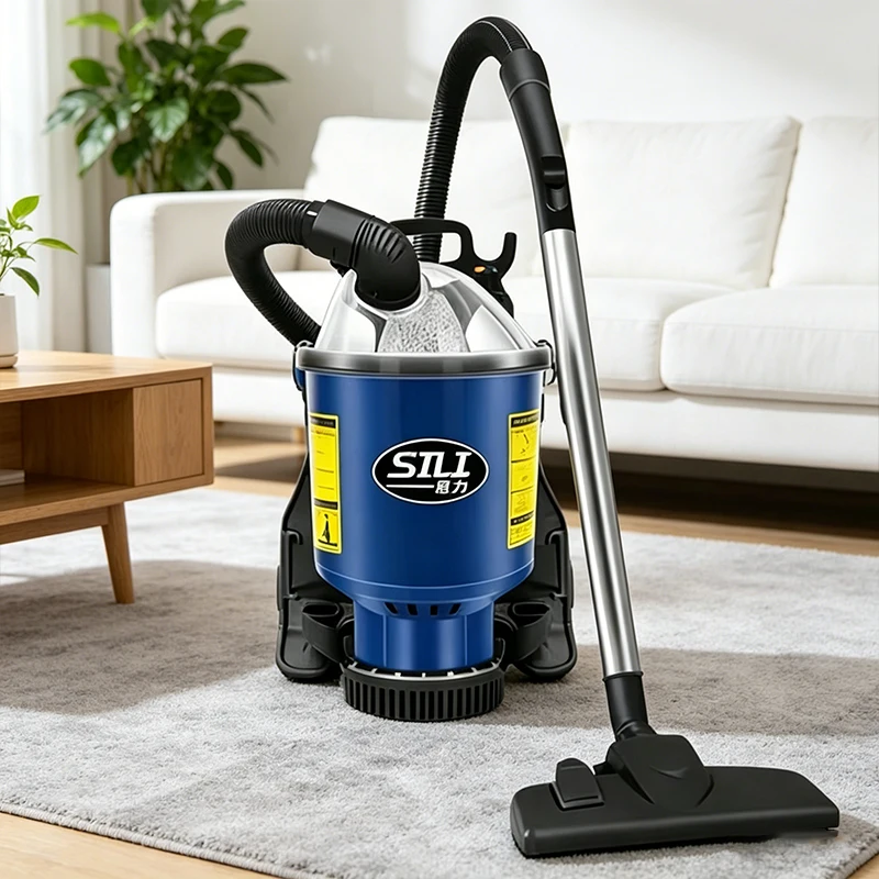 Portable Backpack Vacuum Cleaner with Strong Suction for Home Hotel Cinema Industrial Cleaning 220V Shoulder Vacuum
