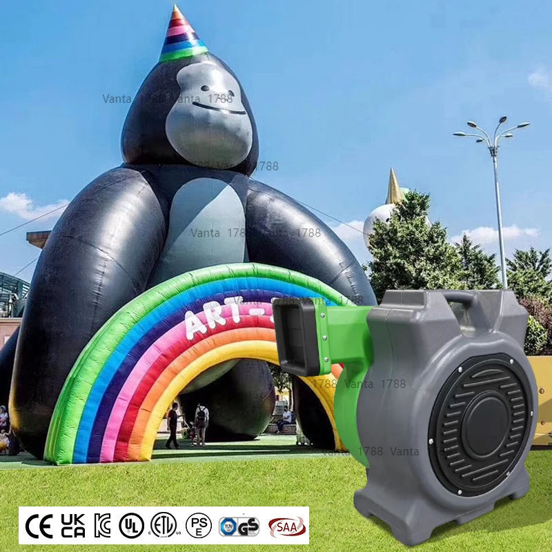 Стабильный надежный тихий 1,5 л.с. водонепроницаемый переключатель воздуходувки для надувных игр Castle Bouncer