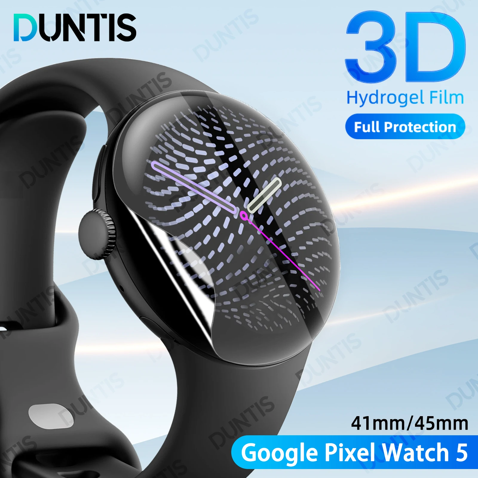 Screen Protector for Google Pixel Watch 5 45mm 41mm Anti-scratch Hydrogel Film HD Full Coverage Soft Protective Film Accessories