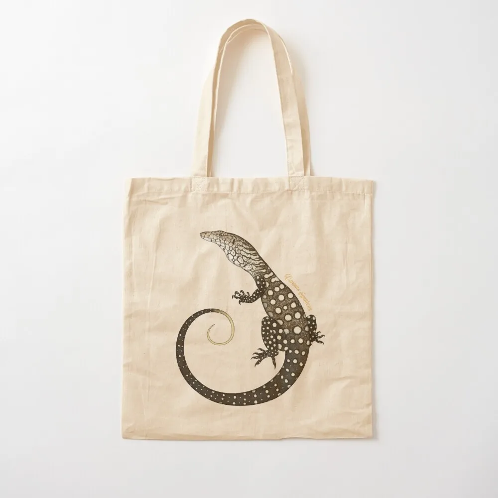 

Perentie (Varanus giganteus) Tote Bag reusable grocery bags shopper bag women Canvas bag bags for women Canvas Tote