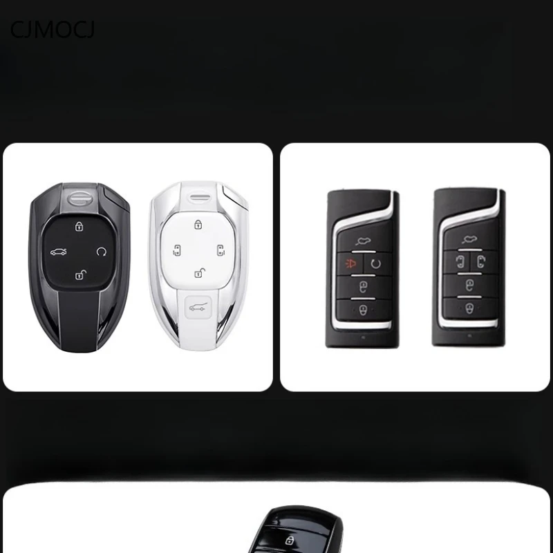 Premium Zinc Alloy Key Cover Case for GAC Trumpchi GS8 (2024 2nd Gen) - Protective Key Fob Shell Keybag Keychain