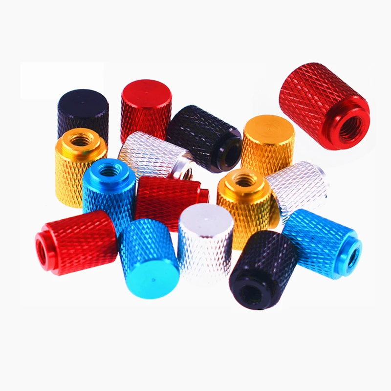 1PCS M3 M4 M5 M6 Color Aluminum Heighten Knurled Thumb Nut Blind Hole Extended Step Hand Tighten Nut Adjusting Nut For DIY/Model