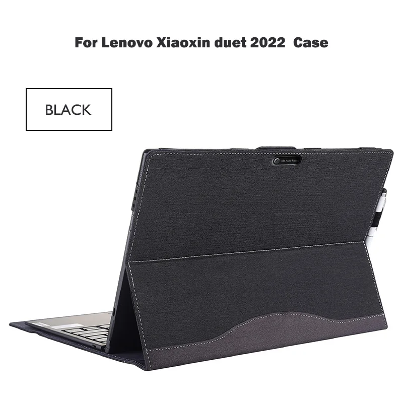 Laptop Sleeve For Lenovo Xiaoxin Duet 2022 12.4 Inch Tablet PC  Creative Design PU Leather Protective Case Cover