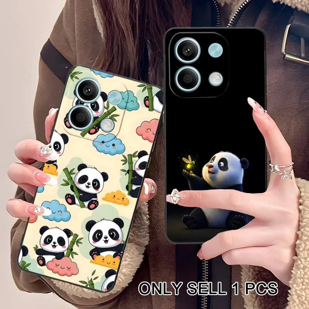 

Cute Panda Phone Case for POCO F8 F7 F6 F5 F4 F3 F2 Pro GT C75 C71 C65 C61 C40 Pro Ultra Soft TPU Shockproof Cover