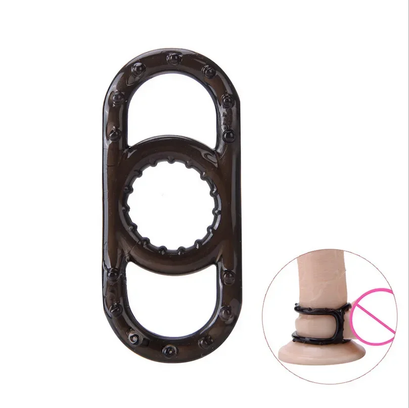 Silicone Penis Sleeve For Penis Enlargement Cock Rings For Time Delay Intimate Goods Dildo Condoms Reusable Sex Toys For Men